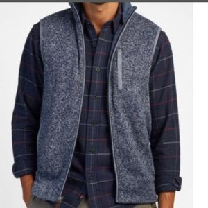 Faherty Bridger Range Vest, Blue, Men's Sz L